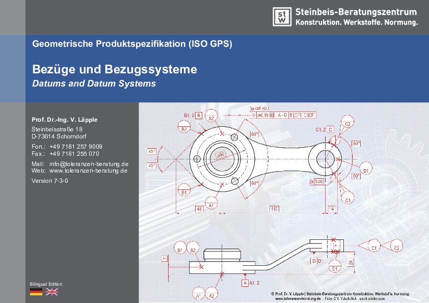 Seminar, Geometrische Produktspezifikation, ISO GPS, ISO TPD, Maßtoleranzen, Formtoleranzen, Richtungstoleranzen, Ortstoleranzen, dimensionelle Toleranzen, geometrische Toleranzen, Produktspezifikation, Technische Zeichnung, ISO 8015, ISO 1101, ISO 5459