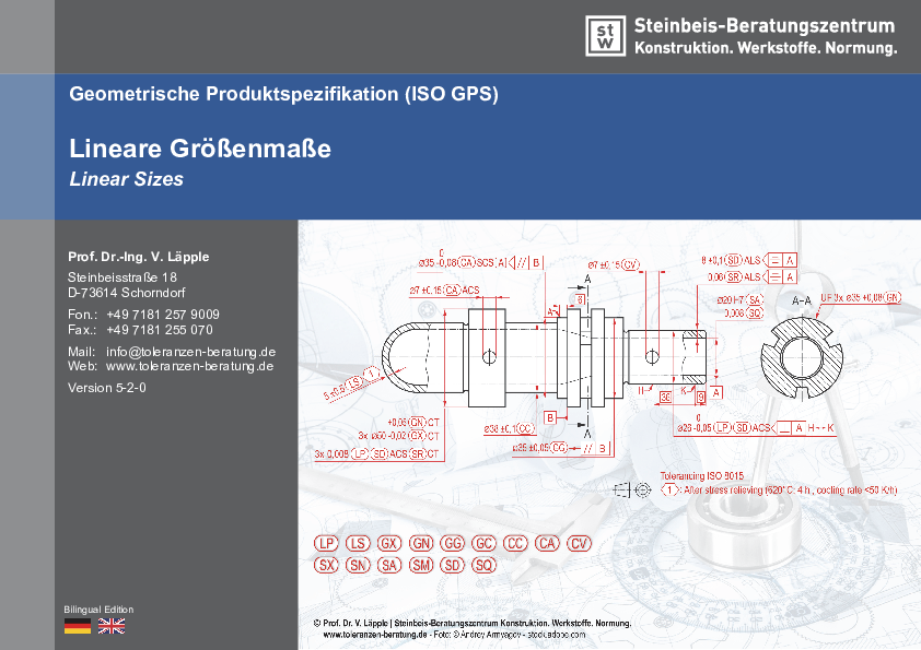 Seminar, Geometrische Produktspezifikation, ISO GPS, ISO TPD, Maßtoleranzen, Formtoleranzen, Richtungstoleranzen, Ortstoleranzen, dimensionelle Toleranzen, geometrische Toleranzen, Produktspezifikation, Technische Zeichnung, ISO 8015, ISO 1101, ISO 5459